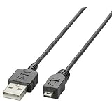 ELECOM デジタルカメラ接続用USBケーブル USB(A)オス-USB(平型mini8pin)オス 1.8m USB-SCMF8U