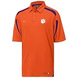 Nike Clemson Tigers Orange Endline Coaches Polo