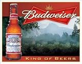 BUDWEISER KING OF BEERS TIN SIGN