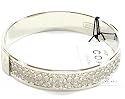 AUTHENTIC COACH 1/2 SIGNATURE BANGLE 94061 (Silver/Silver)