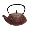 Old Dutch International Cast Iron Prosperity Teapot - Chestnut Brown