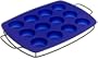 Kitchenaid Wire Sled With 12 Cup Muffin Pan, Silicone, Blue
