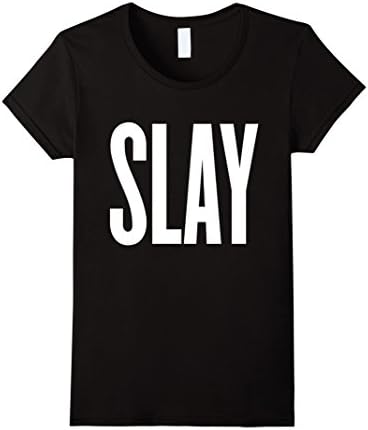 Women's Slay T-shirt Large Black