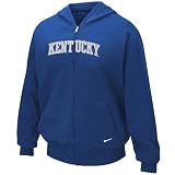 Nike Kentucky Wildcats Youth Royal Blue Arched Lettering Full Zip Hoody Sweatshirt