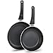 Good Cook 11645 Aluminum Nonstick Saute Pans (2 Pack), Black
