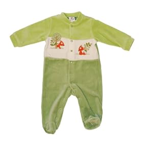 Buy Absorba Velour Fox Onesie Bodysuit (6 Months) by Absorba