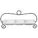 Divided Tray with Iron Holder