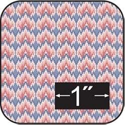 French Bargello Blueberry Cotton Fabric-for Dollhouse Miniatures