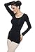 Khaya Women's Basic Long-Sleeve Bodysuit Seamless Body Shaper Top