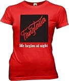 True Blood Fangtasia Life Begins At Night Red Juniors T-Shirt M