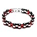 LiteXim Motorcycle Bracelet Heavy-duty Bracelet Stainless Steel Men's Bycicle Bike Chain Bracelet Jewelry for Man Bold and Chunky