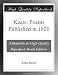 Search : Keats: Poems Published in 1820
