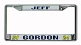 Jeff Gordon Chrome License Plate Frame
