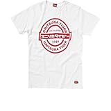 Mens Onitsuka Tiger LN White Graphic Short Sleeve T Shirt