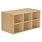 itso 1x2 Cube with Shoe Rack - Maple