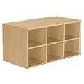 itso 1x2 Cube with Shoe Rack - Maple