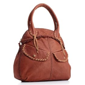Lucky Brand Roadside Attraction Leather Bowler Bag