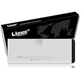 Lizone&reg; 5200mAh Laptop Battery for Apple A1278 A1280 Macbook 13-Inch Series, Aluminum Unibody (2008 Version) - 18 Months Warranty (Li-ion 6-cell 5200mAh/56Wh)