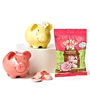 Percy & Penny - Ceramic Piggy Bank & Percy Pig Sweets Hamper
