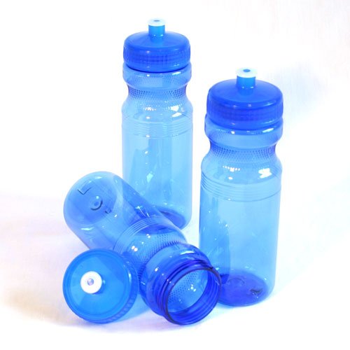 BPA Free Drink Bottle Blue 24oz (Set of 3) Made in USA