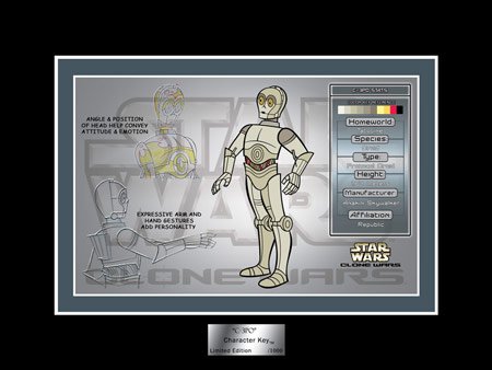 Clone Wars C-3PO Star Wars Character Key