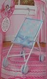 You & Me Doll Umbrella Stroller ~ Polka Dots ~ Blue