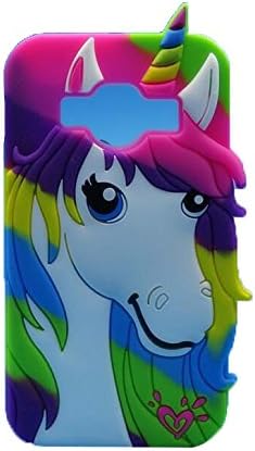 Jicheng Electronic for Samsung Galaxy Grand Prime G530 unicorn Case,3D Colorful Horse unicorn Silicone Case for Samsung Galaxy Grand Prime G530
