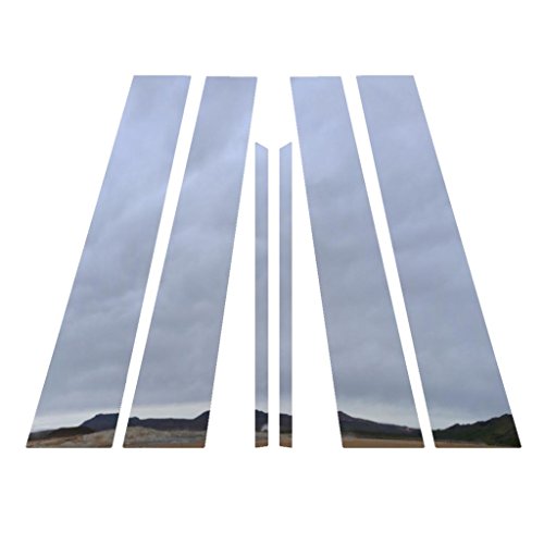 Polished Stainless Pillar Post Trim Cover fits: 2005-2011 Cadillac STS All Models - Ferreus Industries - PIL-027-CR
