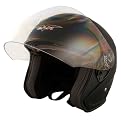 V Can Metro V526V Motorcycle Helmet with Shield - Black