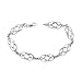 Sterling Silver Double Looped Celtic Knot Bracelet