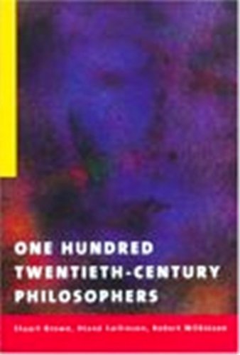 One Hundred Twentieth-Century Philosophers Book Image