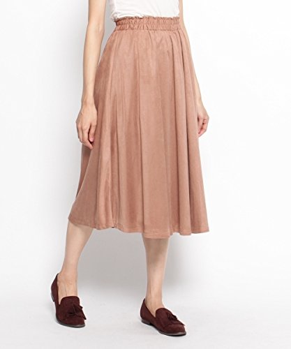 Dessin UNTITLED(Ladies)(デッサン アンタイトル(レディース))スエード調ミモレ丈スカート