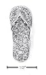 Flip-Flop Pendant Pave CZ Insole Plain strap