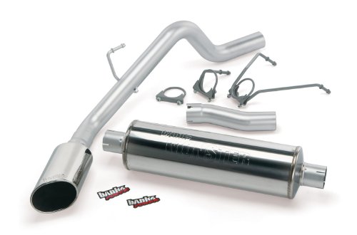 Banks Power 48575 Monster Cat-Back Exhaust System; 