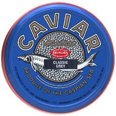 Classic Grey Sevruga Caviar - 1.00 oz. 28.0 gr. (Free Overnight Shipping!) by JustCaviar