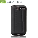 Case-Mate SoftBank X06HT / HTC Desire Hybrid Tough Case with Screen Protector, Black / Black 「X06HT / HTC デザイア」 専用 ハイブリッド タフ ケース (液晶保護シート つき) ブラック・ブラック CM011471