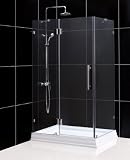 DreamLine SHEN-13343410-01 Frameless Hinged Shower Enclosure
