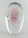 Pink Jellyfish Glass Art Statue Paperweight Bathroom Decoration