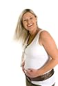 Breastfeeding and Maternity Top with integrated Maternity / Nursing Bra - V Neck White