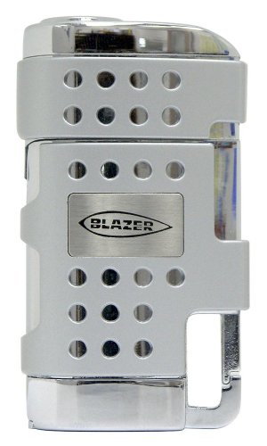 Blazer Evo Butane Refillable  Torch Lighter - Silver