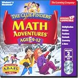 New Learning Company Cluefinders Math Adventures Ages 9-12 Deluxe 9 Interac ....