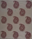 Grehom Wrapping Paper - Paisley, Handmade Gift Wrap Paper, Of recycled Banana fibres, Delivered in a tube