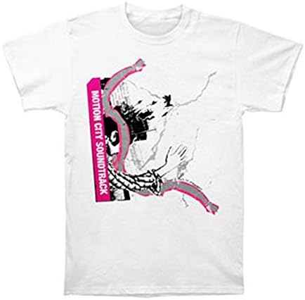 Motion City Soundtrack Men's Commit This To Memory Cover T-shirt Small White