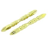 uxcell フィリップススクリュードライバービット メタル 電動工具 65mm長さ 2個入り