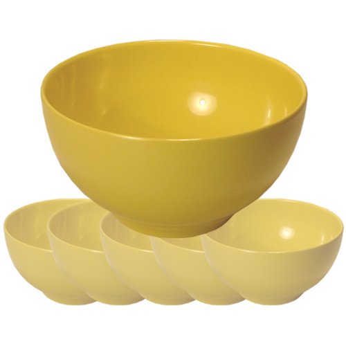 Reston Lloyd Lemon Melamine Bowl, Set of 6