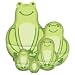 Frog Nesting Doll Set - 5 Pieces