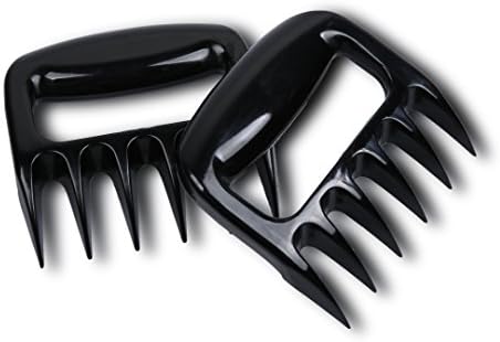 INGG Set of 2 Bear Paws Pulled Pork Shredder Claws for easy shredding or handling - BBQ Meat Handler Forks