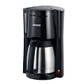 Severin KA 4125 Kaffeeautomat, Edelstahl-geb�rstet-schwarz / bis 10 Tassen / 800 W