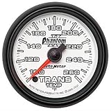 Autometer (7557) Phantom II Transmission Temp Gauges - Full Sweep Elec - 100-250 F - Includes 1/8