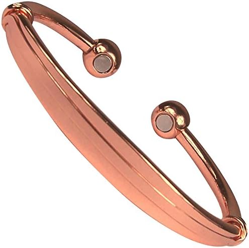 Pure Copper Magnetic Bracelet for Women Ladies, Joint Pain Relief Aid. Arthritis Pain Relief Healing Therapy Golf Cuff Bangle. Dealsontheplanet Jewelry.